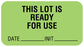 Medical Labels - Quality Control Label, 1-5/8" x 7/8"