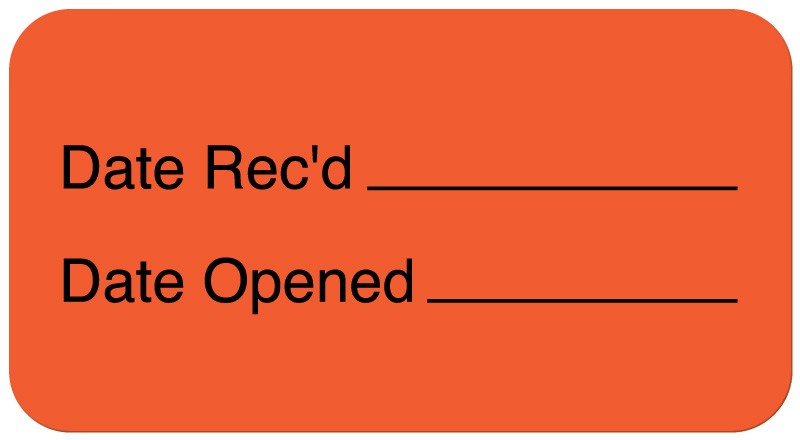 Medical Labels - Quality Control Label, 1-5/8" x 7/8"