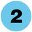 Medical Labels - #2 Numeric Inventory Label, 1" x 1"