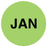 Medical Labels - JANUARY Month Inventory Label, 1" x 1"