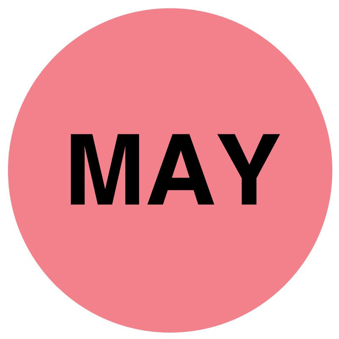 Medical Labels - MAY Month Inventory Label, 1" x 1"