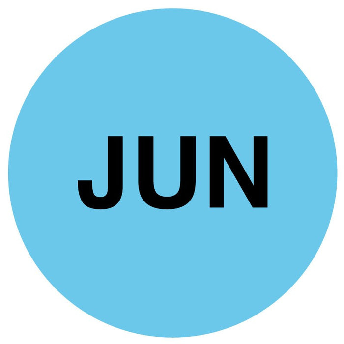 Medical Labels - JUNE Month Inventory Label, 1" x 1"