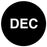 Medical Labels - DECEMBER Month Inventory Label, 1" x 1"