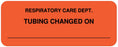 Medical Labels - Respiratory Care Label, 2-1/4" x 7/8"