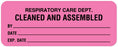 Medical Labels - Respiratory Care Label, 2-1/4" x 7/8"