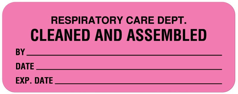 Medical Labels - Respiratory Care Label, 2-1/4" x 7/8"