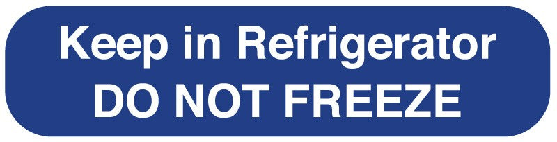 Medical Labels - KEEP IN REFRIGERATOR, Medication Instruction Label, 1-5/8" x 3/8"
