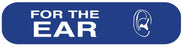 Medical Labels - FOR THE EAR, Medication Instruction Label, 1-5/8" x 3/8"