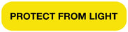 Medical Labels - PROTECT FROM LIGHT, Medication Instruction Label, 1-5/8" x 3/8"