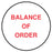 Medical Labels - BALANCE OF ORDER, Medication Instruction Label, 3/4" x 3/4"