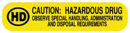 Medical Labels - HAZARDOUS DRUG, Medication Instruction Label, 1-5/8" x 3/8"