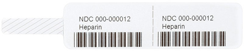 Medical Labels - Direct Thermal Printer Flag, 3-7/8" x 3/4"