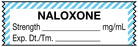 Medical Labels - Anesthesia Tape, Naloxone mg/mL, 1-1/2" x 1/2"