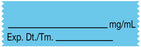 Medical Labels - Anesthesia Tape, Blank mg/mL, 1-1/2" x 1/2"