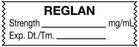Medical Labels - Anesthesia Tape, Reglan mg/mL, 1-1/2" x 1/2"