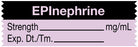 Medical Labels - Anesthesia Tape, EPInephrine mg/mL, 1-1/2" x 1/2"