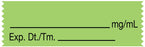 Medical Labels - Anesthesia Tape, Blank mg/mL, 1-1/2" x 1/2"