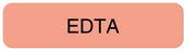 Medical Labels - EDTA Label, 1-1/4" x 5/16"