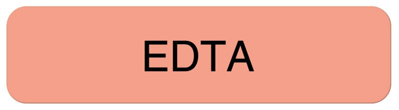 Medical Labels - EDTA Label, 1-1/4" x 5/16"