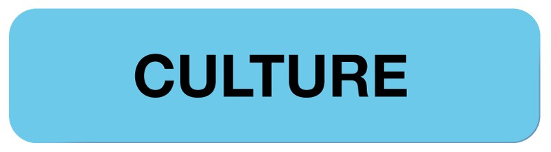 Medical Labels - Culture Label, 1-1/4" x 5/16"