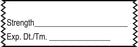 Medical Labels - Anesthesia Tape, Blank, 1-1/2" x 1/2"