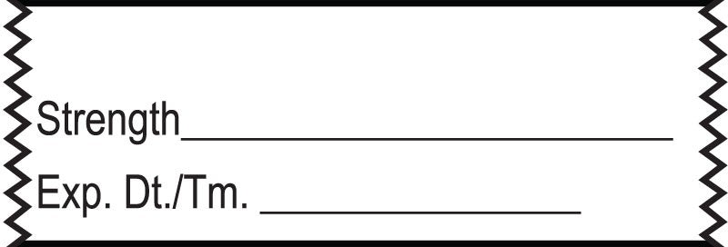 Medical Labels - Anesthesia Tape, Blank, 1-1/2" x 1/2"
