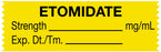 Medical Labels - Anesthesia Tape, Etomidate mg/mL, 1-1/2" x 1/2"