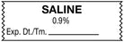 Medical Labels - Anesthesia Tape, Saline 0.9%, 1-1/2" x 1/2"