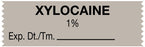 Medical Labels - Anesthesia Tape, Xylocaine 1% , 1-1/2" x 1/2"