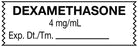 Medical Labels - Anesthesia Tape, Dexamethasone 4mg/mL, 1-1/2" x 1/2"
