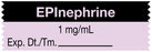 Medical Labels - Anesthesia Tape, EPInephrine 1 mg/mL, 1-1/2" x 1/2"