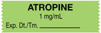 Medical Labels - Anesthesia Tape, Atropine mg/mL, 1-1/2" x 1/2"
