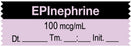Medical Labels - Anesthesia Tape, EPInephrine 100 mcg/mL DTI 1-1/2" x 1/2"