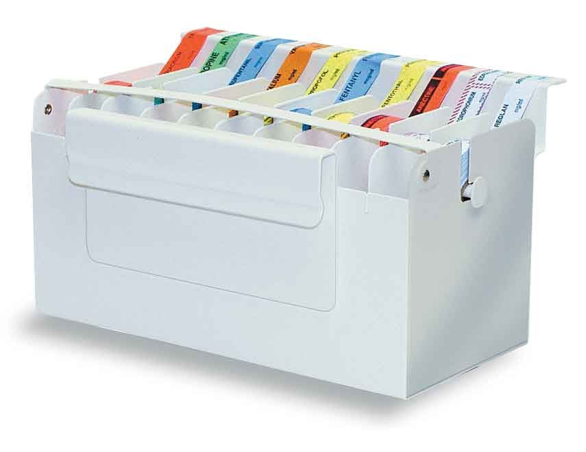 Medical Labels - Metal Dispenser, 8-5/8" x 5-5/8"