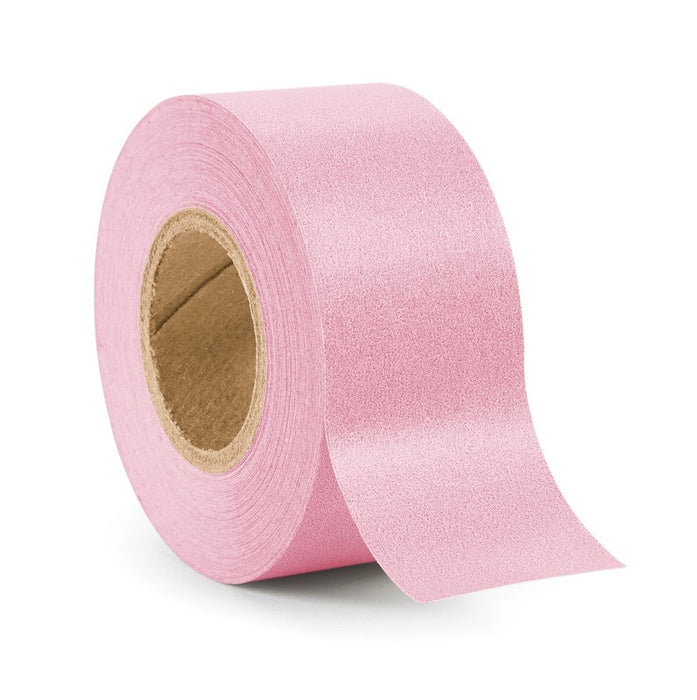 Medical Labels - Pink Colored Paper Tape, 500" x 1"