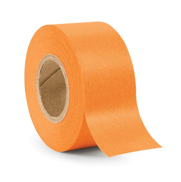 Medical Labels - Orange Colored Paper Tape, 500" x 1"