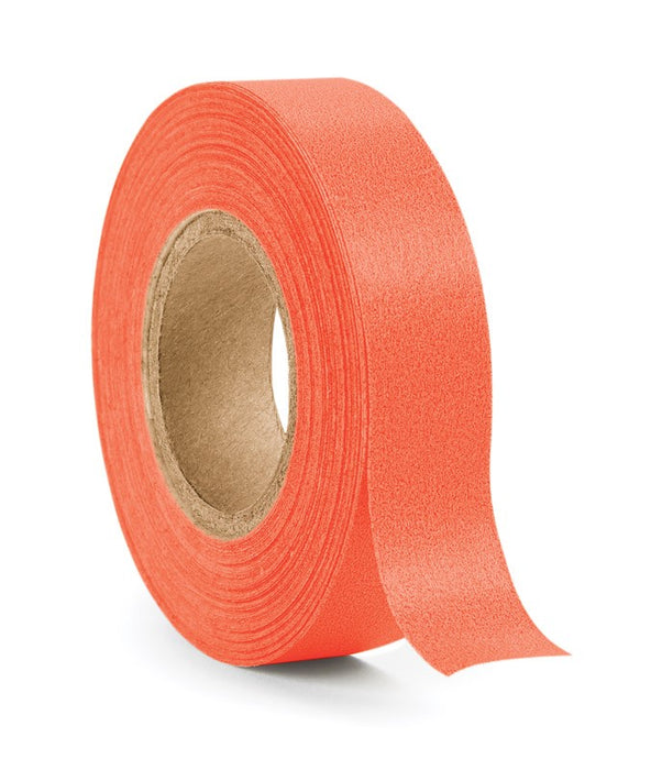 Medical Labels - Fluorescent Red Colored Paper Tape, 500" x 3/4"