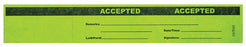 Medical Labels - ACCEPTED Tyvek Status Band,12" x 2"