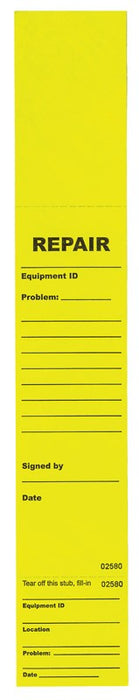 Medical Labels - REPAIR Tyvek Status Band, 12" x 2"