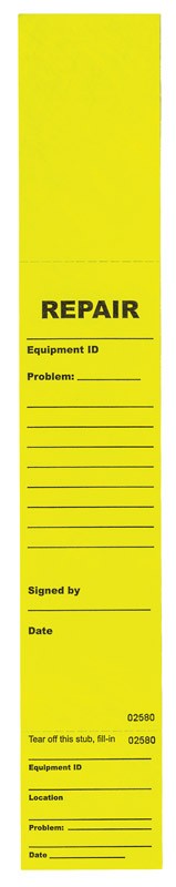 Medical Labels - REPAIR Tyvek Status Band, 12" x 2"