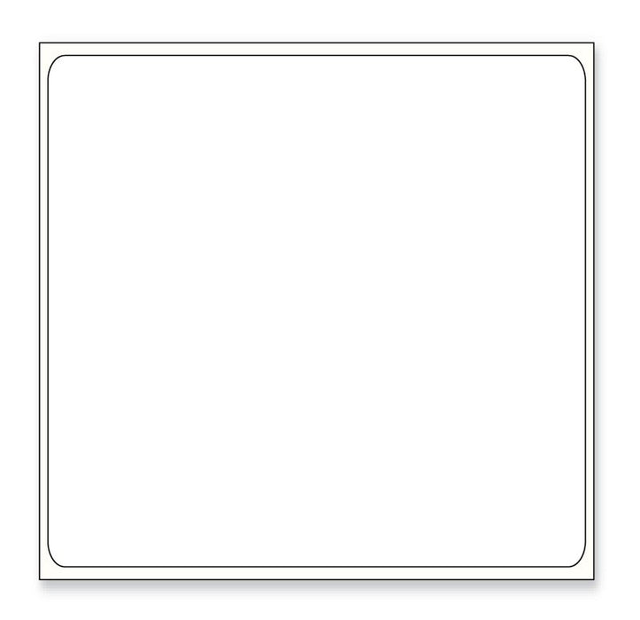 Medical Labels - 4" x 4" Thermal Transfer Printer Label, Synthetic 3"C