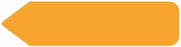Medical Labels - UniArrow Flag, 2-1/4" x 9/16"