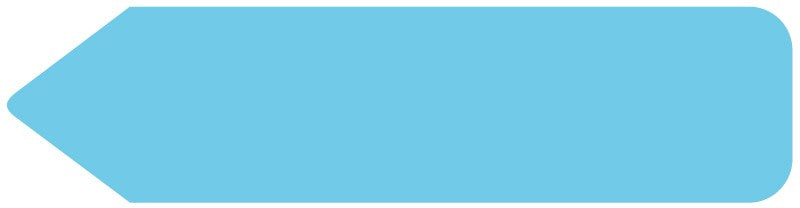 Medical Labels - UniArrow Flag, 2-1/4" x 9/16"