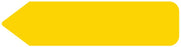 Medical Labels - UniArrow Flag, 2-1/4" x 9/16"
