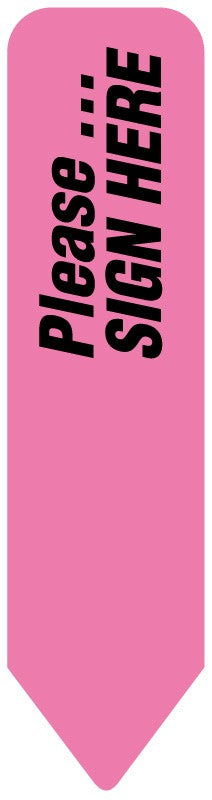 Medical Labels - UniArrow Flag, 2-1/4" x 9/16"