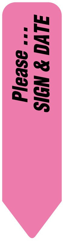 Medical Labels - UniArrow Flag, 2-1/4" x 9/16"