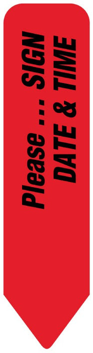 Medical Labels - UniArrow Flag, 2-1/4" x 9/16"