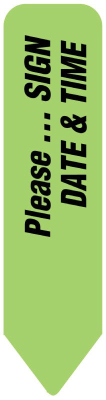 Medical Labels - Uniarrow Flag, 9/16" x 2-1/4"
