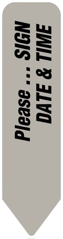 Medical Labels - Uniarrow Flag, 9/16" x 2-1/4"