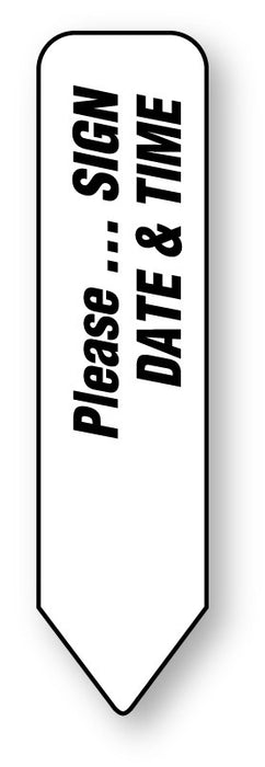Medical Labels - Uniarrow Flag, 9/16" x 2-1/4"